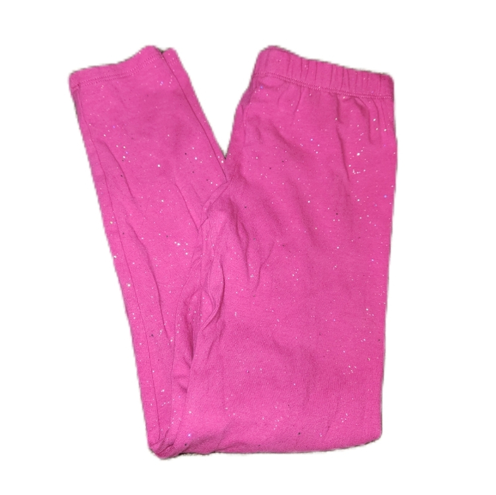💓3/$15 Falls Creek Girl's Size Medium Pink Sparkly Leggings